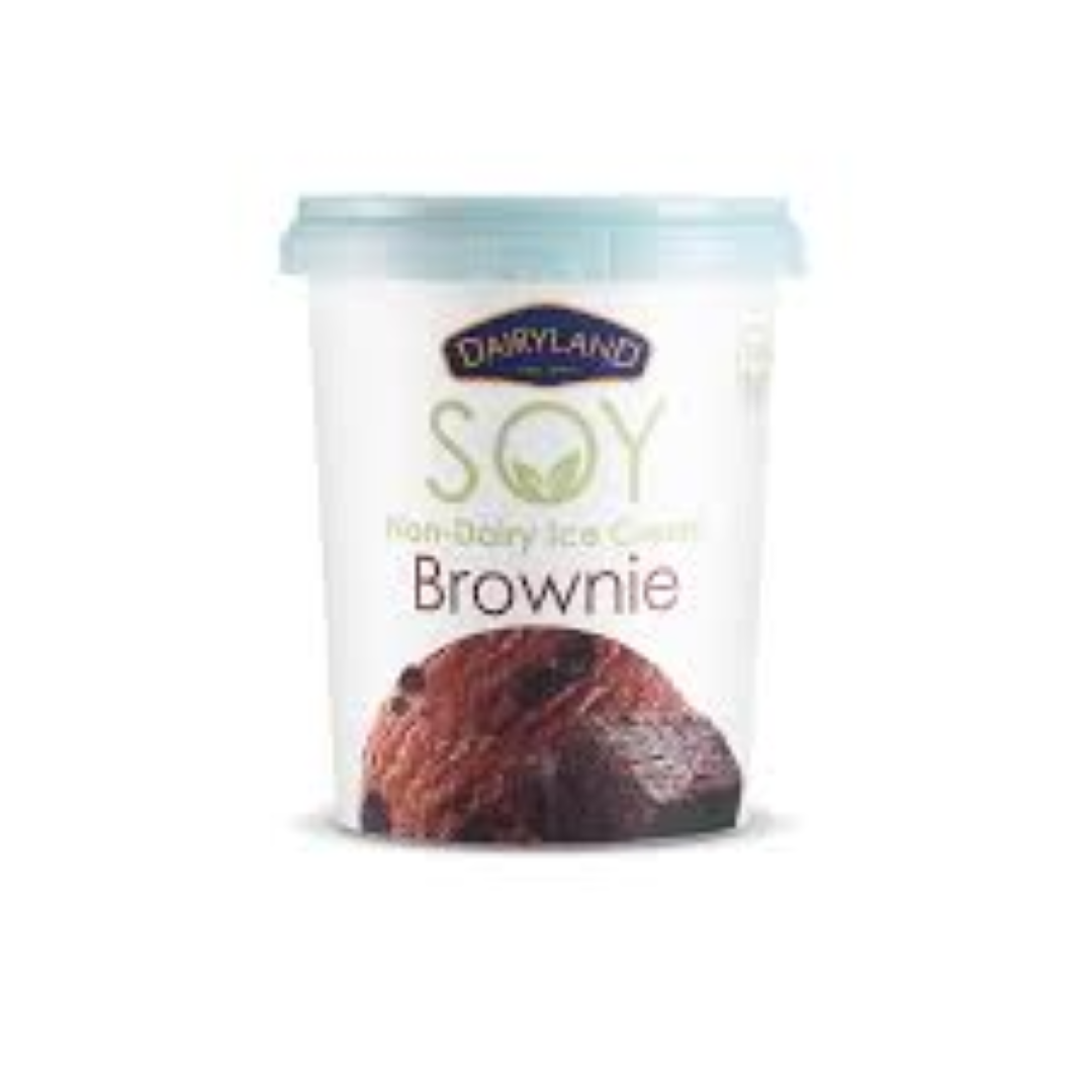 DAIRYLAND NON DAIRY ICE CREAM BROWNIE 500ML